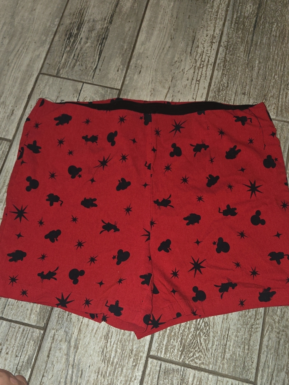 Disney X Torrid Women's Red Patterned Lounge Shorts